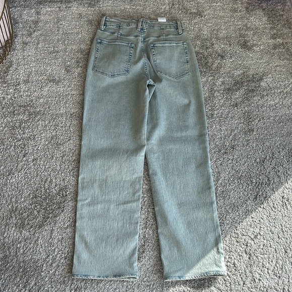 Good American Good 90’s Diamond Fringe Relaxed Jeans 0 25 NWT - Picture 4 of 4